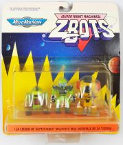 Zbots Micro Machines - Shleppy, Zidor, Monicon - Galoob Famosa