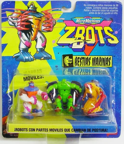 Details about   Vintage 1993 Z-bots Micro Machines Cyclaw Figure Galoob 