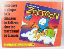 Zeltron\'s Electric Adventures - Panini Stickers collector book 1979 (blank)