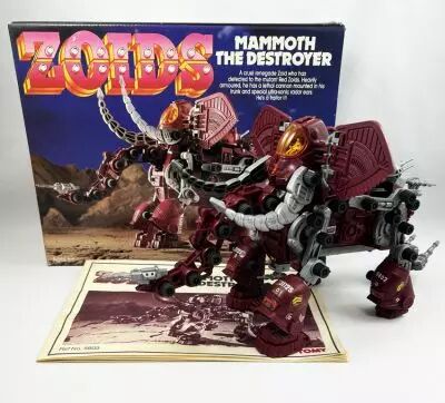 Zoids (OER) - Tomy - Mammoth the Destroyer (loose avec boite)