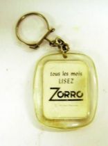 Zorro -  Transparency keychain - Zorro Magazine