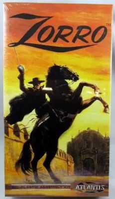 Zorro - Atlantis Aurora - Model-Kit maquette en plastique �chelle 1/12 Zorro & Tornado (neuve boite)