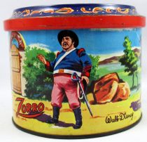 Zorro - Boite à bonbons en métal - Brochet France 1966