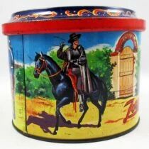 Zorro - Boite &agrave; Bonbons en M&eacute;tal Brochet - Walt Disney France 1966