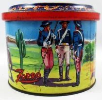 Zorro - Boite &agrave; Bonbons en M&eacute;tal Brochet - Walt Disney France 1966