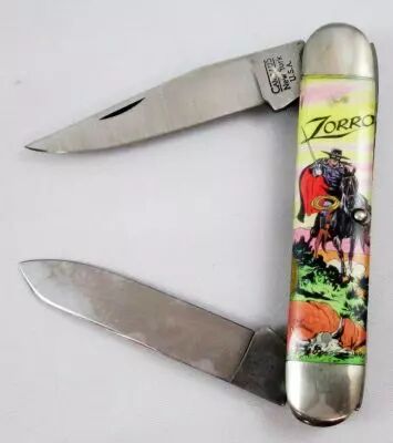 Zorro - Couteau de poche \ Riders of the Silver Screen\  - Camillus New York USA