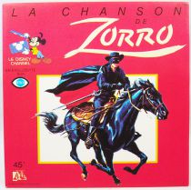 Zorro - Disque 45T La Chanson de Zorro - Disques Ades 1985