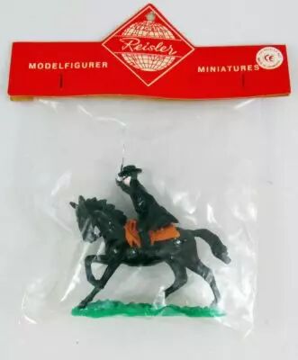 Zorro - Figurine Reisler - Zorro chevauchant Tornado (neuf sous sachet)