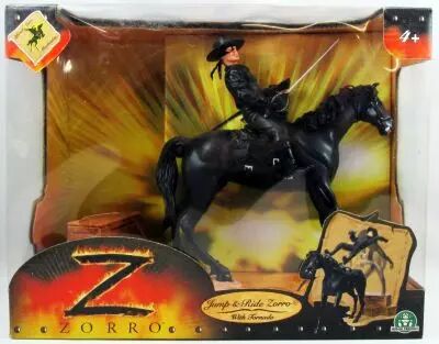 Zorro - Giochi Preziosi 2005 - Jump & Ride Zorro with Tornado 6\  Action Figure