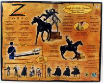 Zorro - Giocho Preziosi 2005 - Jump & Ride Zorro with Tornado- Figurines Articulée 17 cm