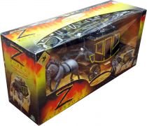 Zorro - Giocho Preziosi 2005 - Runaway Armored Coach with Zorro - Figurines Articulées 17 cm
