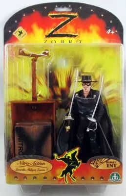 Zorro - Giocho Preziosi 2005 - Swords Ablaze Zorro - Figurines Articul�e 17 cm