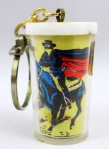 Zorro - Grey-Poupon key-holders - Zorro riding Tornado