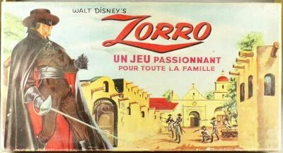 Zorro - Jeu de Soci�t� Whitman - Version Fran�aise Walt Disney 1962