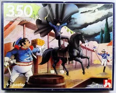 Zorro - Jigsaw Puzzle 350 pieces \ The Elusive Zorro\  - Nathan 1987