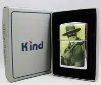 Zorro - Kind - Briquet tempête type \ Zippo\  - Zorro (Guy Williams)