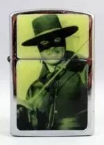 Zorro - Kind - Zippo-type storm petrol lighter - Zorro (Guy Williams)