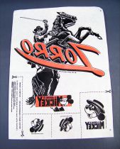 Zorro - Le Journal de MIckey (1985) - Transfert pour T-Shirt