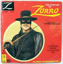 Zorro - Livre-Disque 45T - Disque Ades / Le Petit Menestrel 1985