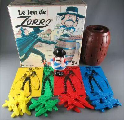 Zorro - Mako Ref 022000 Game - The Game of Zorro with Garcia Figure Boxed