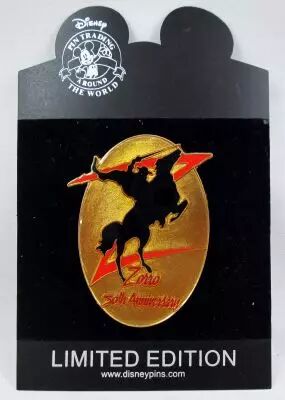 Zorro - Pin\'s en m�tal �maill� \ 50th Anniversary\ 