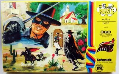 Zorro - Puzzle 360 pi�ces - Schmidt 1985 ref.6252848