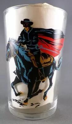 Zorro - Verre � moutarde Amora - Zorro sur Tornado au Galop