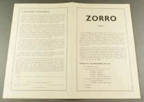 Zorro - Whitman Board Game - Walt Disney French Version 1962