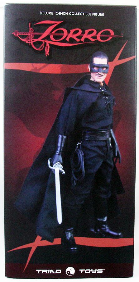 Zorro - Don Diego de la Vega as Zorro (Guy Williams) 12 figure - Triad Toys