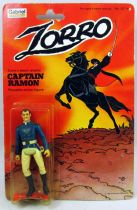 Zorro (Filmation) - Gabriel - Complete set of 6 carded action-figures : Amigo, Ramon, Gonzales, Tempest, Picaro, Zorro - 1981 
