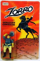 Zorro (Filmation) - Gabriel - Complete set of 6 carded action-figures : Amigo, Ramon, Gonzales, Tempest, Picaro, Zorro - 1981 