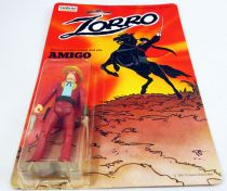 Zorro (Filmation) - Gabriel - Complete set of 6 carded action-figures : Amigo, Ramon, Gonzales, Tempest, Picaro, Zorro - 1981 