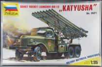Zvezda 3521 - WW2 Soviet Rocket Launcher BM-13 Katyusha 1:35 Mint in Sealed Box