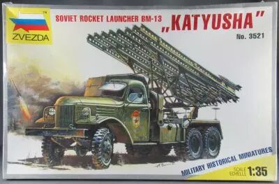 Zvezda 3521 - WW2 Soviet Rocket Launcher BM-13 Katyusha Orgue Staline 1/35 Neuf Boite Cellophan�e